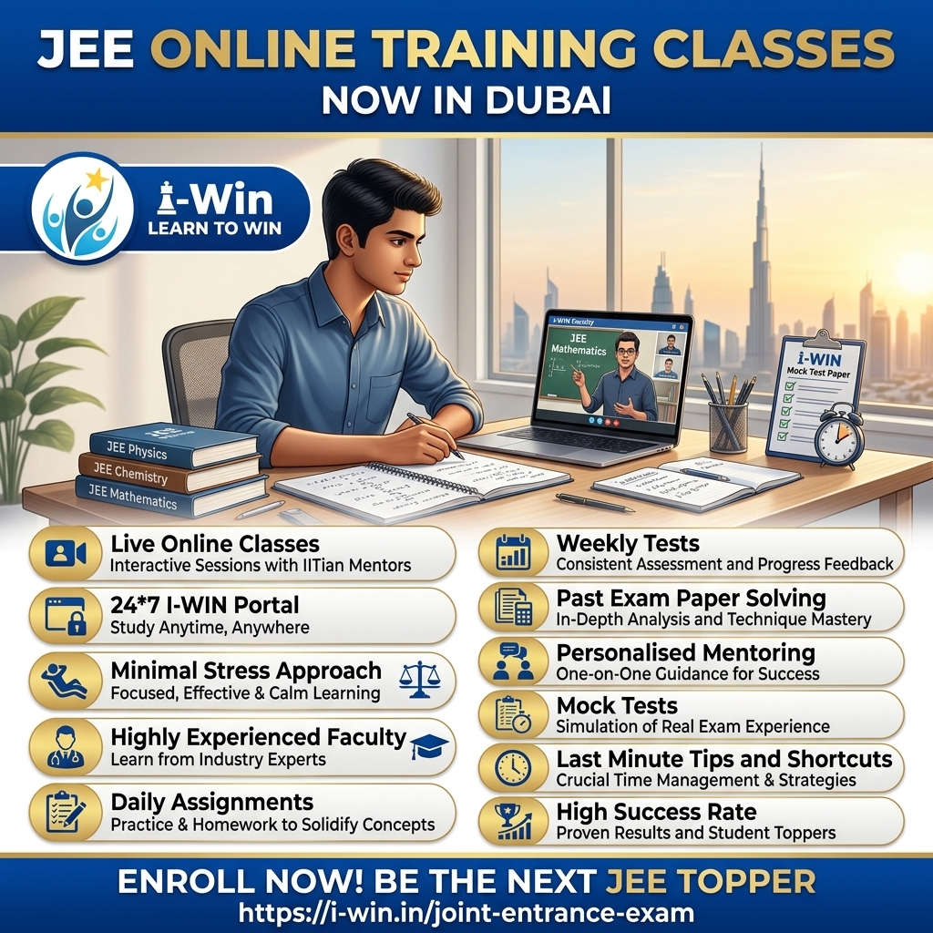 JEE Online Training Classes in Dubai by I-WIN