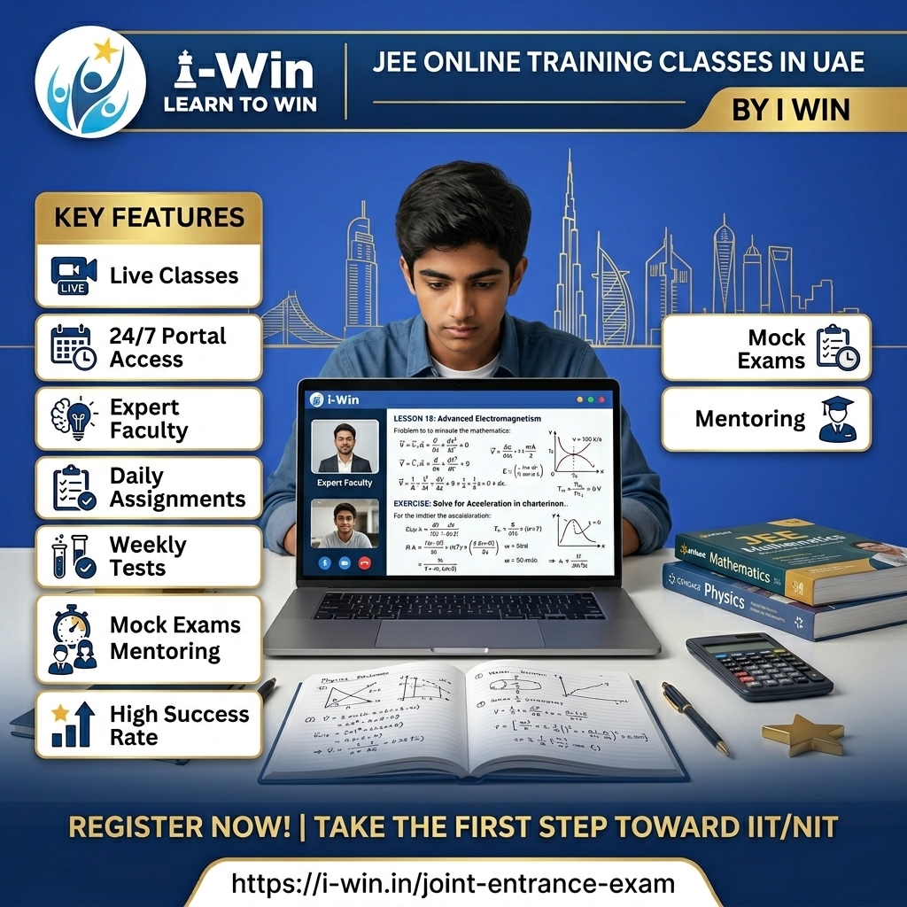 JEE Online Training Classes in UAE by I-WIN