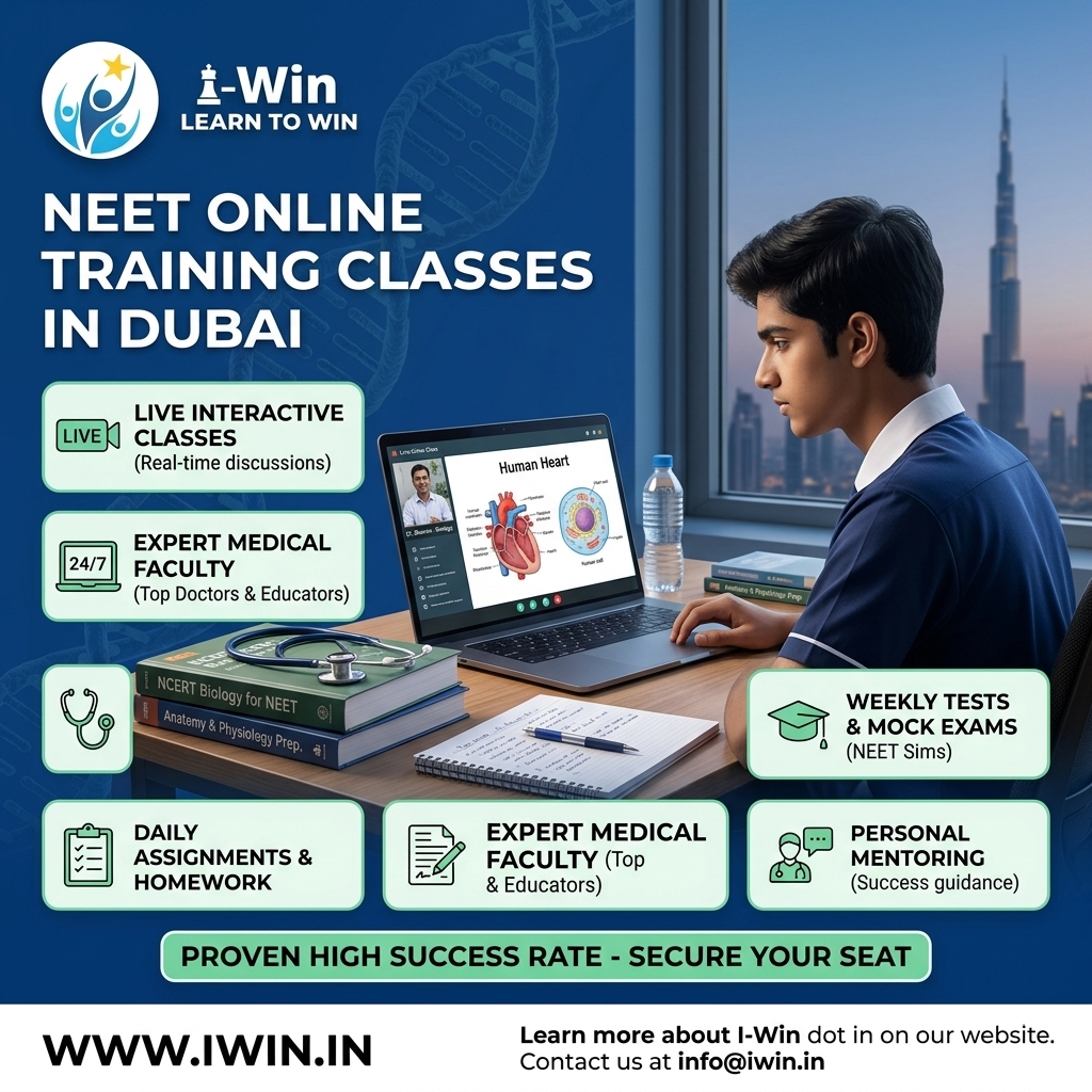 NEET Online Training Classes in Dubai by I-WIN