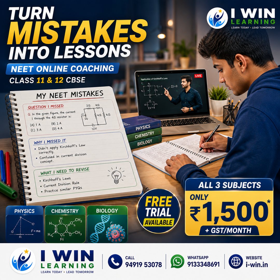 NEET Online Coaching for Class 11 & 12 CBSE Students | I WIN Learning